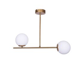 Φωτιστικό οροφής Opedro pakoworld χρυσό μέταλλο 60x30x40εκ - ΦΩΤΙΣΤΙΚΑ ΟΡΟΦΗΣ στο Milonadakis.gr