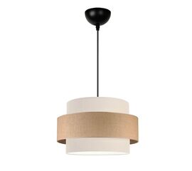 Φωτιστικό οροφής Fozy pakoworld ύφασμα σε κρέμα-φυσικό απόχρωση Φ30x22εκ - ΦΩΤΙΣΤΙΚΑ ΟΡΟΦΗΣ στο Milonadakis.gr