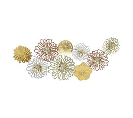 Διακοσμητικό τοίχου Tutsi Inart μέταλλο πολύχρωμο 102.9x5.1x43.2εκ - ΔΙΑΚΟΣΜΗΤΙΚΑ ΤΟΙΧΟΥ στο Milonadakis.gr