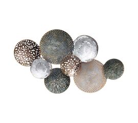 Διακοσμητικό τοίχου Lorenzo Inart μέταλλο πολύχρωμο 103.5x5.1x59.1εκ - ΔΙΑΚΟΣΜΗΤΙΚΑ ΤΟΙΧΟΥ στο Milonadakis.gr