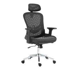 Καρέκλα γραφείου εργασίας Mergi pakoworld μαύρο mesh 62x63x120εκ - ΚΑΡΕΚΛΕΣ ΓΡΑΦΕΙΟΥ στο Milonadakis.gr