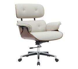 Καρέκλα γραφείου διευθυντή Kobane pakoworld μπεζ pu-βάση χρωμίου 84x75x113.5εκ - ΚΑΡΕΚΛΕΣ ΓΡΑΦΕΙΟΥ στο Milonadakis.gr