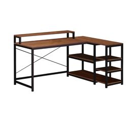 Γραφείο γωνιακό Tebul pakoworld MDF-metal σε oak απόχρωση 100x60x88εκ - ΓΡΑΦΕΙΑ στο Milonadakis.gr