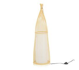 Φωτιστικό δαπέδου Florance Inart Ε27 μπαμπού σε φυσική απόχρωση Φ28x100εκ - ΦΩΤΙΣΤΙΚΑ ΔΑΠΕΔΟΥ στο Milonadakis.gr