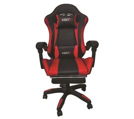 A6060 ΜΑΥΡΟ/ΚΟΚΚΙΝΟ ΠΟΛΥΘΡΟΝΑ GAMING/ΜΕ ΥΠΟΠΟΔΙΟ 64X62X113-121εκ. - ΚΑΡΕΚΛΕΣ ΓΡΑΦΕΙΟΥ στο Milonadakis.gr