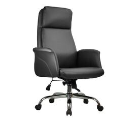 Καρέκλα γραφείου διευθυντή Derjio pakoworld pu σε μαύρη απόχρωση 68x66x115εκ - ΚΑΡΕΚΛΕΣ ΓΡΑΦΕΙΟΥ στο Milonadakis.gr