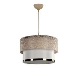 Φωτιστικό οροφής PWL-1090 pakoworld Ε27 σε λευκή-χρυσή απόχρωση Φ30x20εκ - ΦΩΤΙΣΤΙΚΑ ΟΡΟΦΗΣ στο Milonadakis.gr