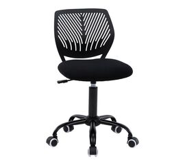 Καρέκλα γραφείου παιδική Kador pakoworld με ύφασμα mesh σε μαύρη απόχρωση 52x52x72-94εκ - ΚΑΡΕΚΛΕΣ ΓΡΑΦΕΙΟΥ στο Milonadakis.gr