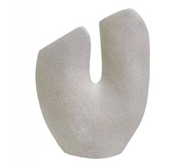 ΕΠΙΤΡΑΠΕΖΙΟ ΚΕΡΑΜΙΚΟ ΔΙΑΚΟΣΜΗΤΙΚΟ GLAΖΕ HM4619.01 ΚΡΥΣΤΑΛΛΙΚΟ ΥΠΟΛΕΥΚΟ 20,5x8x26Υεκ - ΑΝΤΙΚΕΙΜΕΝΑ στο Milonadakis.gr