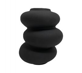 ΕΠΙΤΡΑΠΕΖΙΟ ΚΕΡΑΜΙΚΟ ΔΙΑΚΟΣΜΗΤΙΚΟ GLAΖΕ HM4628.02 ΜΑΥΡΟ ΜΑΤ Φ16x19,5Υεκ - ΑΝΤΙΚΕΙΜΕΝΑ στο Milonadakis.gr