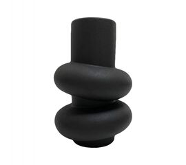 ΕΠΙΤΡΑΠΕΖΙΟ ΚΕΡΑΜΙΚΟ ΔΙΑΚΟΣΜΗΤΙΚΟ GLAΖΕ HM4627.02 ΜΑΥΡΟ ΜΑΤ Φ16x25,5Υεκ - ΑΝΤΙΚΕΙΜΕΝΑ στο Milonadakis.gr