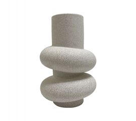 ΕΠΙΤΡΑΠΕΖΙΟ ΚΕΡΑΜΙΚΟ ΔΙΑΚΟΣΜΗΤΙΚΟ GLAΖΕ HM4627.01 ΥΠΟΛΕΥΚΟ ΚΡΥΣΤΑΛΛΙΚΟ Φ16x25,5Υεκ - ΑΝΤΙΚΕΙΜΕΝΑ στο Milonadakis.gr