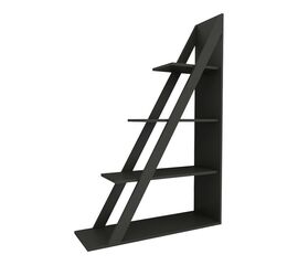 Βιβλιοθήκη Quina pakoworld σε ανθρακί απόχρωση 100x30x150εκ - ΒΙΒΛΙΟΘΗΚΕΣ στο Milonadakis.gr