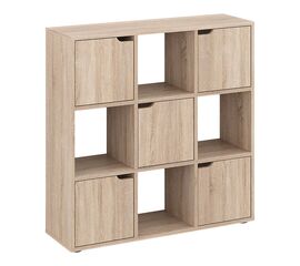 Βιβλιοθήκη Bookel pakoworld σε sonoma απόχρωση 88.5x27.5x89.3εκ - ΒΙΒΛΙΟΘΗΚΕΣ στο Milonadakis.gr