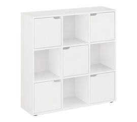 Βιβλιοθήκη Bookel pakoworld σε λευκή απόχρωση 88.5x27.5x89.3εκ - ΒΙΒΛΙΟΘΗΚΕΣ στο Milonadakis.gr