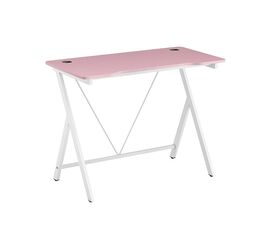 ΓΡΑΦΕΙΟ 100X50X75εκ.ΡΟΖ MDF/ΛΕΥΚΟ ΜΕΤΑΛΛΙΚΟ - ΓΡΑΦΕΙΑ στο Milonadakis.gr