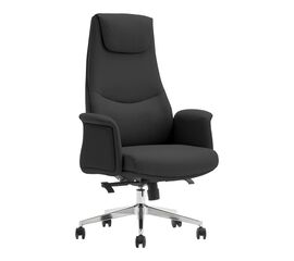 Καρέκλα γραφείου διευθυντή Rekter pakoworld PU σε μαύρη απόχρωση 77x65x119-127εκ - ΚΑΡΕΚΛΕΣ ΓΡΑΦΕΙΟΥ στο Milonadakis.gr