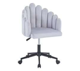 Καρέκλα εργασίας περιστρεφόμενη Manole pakoworld ύφασμα σε γκρι απόχρωση 58x44x90εκ - ΚΑΡΕΚΛΕΣ ΓΡΑΦΕΙΟΥ στο Milonadakis.gr