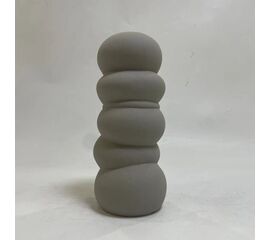 ΕΠΙΤΡΑΠΕΖΙΟ ΚΕΡΑΜΙΚΟ ΔΙΑΚΟΣΜΗΤΙΚΟ ROOK HM4630.03 ΓΚΡΙ ΜΑΤ Φ13x31Υεκ - ΑΝΤΙΚΕΙΜΕΝΑ στο Milonadakis.gr