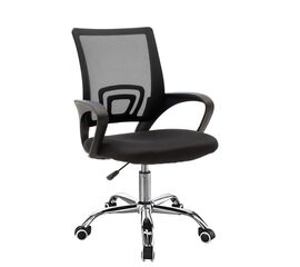 Καρέκλα γραφείου Berto II pakoworld recline με ύφασμα mesh σε μαύρη απόχρωση 60x48x85-95εκ - ΚΑΡΕΚΛΕΣ ΓΡΑΦΕΙΟΥ στο Milonadakis.gr