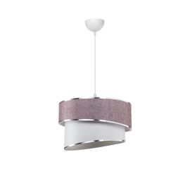 Φωτιστικό οροφής μονόφωτο Loopy pakoworld Ε27 μωβ-λευκό Φ30x18εκ - ΦΩΤΙΣΤΙΚΑ ΟΡΟΦΗΣ στο Milonadakis.gr