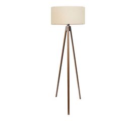 Φωτιστικό δαπέδου PWL-1059 pakoworld Ε27 σε κρέμα-καρυδί απόχρωση Φ38x140εκ - ΦΩΤΙΣΤΙΚΑ ΔΑΠΕΔΟΥ στο Milonadakis.gr