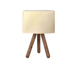 Επιτραπέζιο φωτιστικό PWL-1071 Ι pakoworld Ε27 μπεζ -καρυδί Φ19x32εκ - ΕΠΙΤΡΑΠΕΖΙΑ ΦΩΤΙΣΤΙΚΑ στο Milonadakis.gr