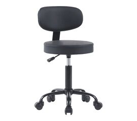 Καρέκλα γραφείου τροχήλατη Mafeshi  pakoworld pu σε μαύρη απόχρωση 45x44x70-82εκ - ΚΑΡΕΚΛΕΣ ΓΡΑΦΕΙΟΥ στο Milonadakis.gr