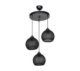 Φωτιστικό οροφής τρίφωτο PWL-0973 I pakoworld Ε27 μαύρο Φ35x18εκ - ΦΩΤΙΣΤΙΚΑ ΟΡΟΦΗΣ στο Milonadakis.gr