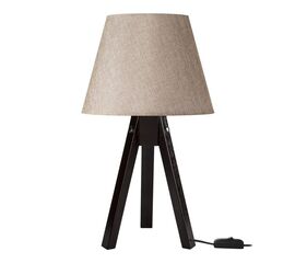 Επιτραπέζιο φωτιστικό Adeck pakoworld Ε27 σε καφέ-μπεζ απόχρωση Φ25x45εκ - ΕΠΙΤΡΑΠΕΖΙΑ ΦΩΤΙΣΤΙΚΑ στο Milonadakis.gr