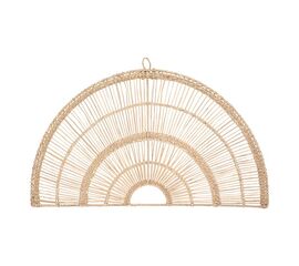 Διακοσμητικό τοίχου Padma pakoworld pe rattan σε φυσική απόχρωση 60.7x1.5x35.5εκ - ΔΙΑΚΟΣΜΗΤΙΚΑ ΤΟΙΧΟΥ στο Milonadakis.gr