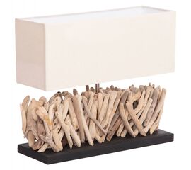 ΕΠΙΤΡΑΠΕΖΙΟ ΟΡΘΟΓΩΝΙΟ ΦΩΤΙΣΤΙΚΟ TWIGGY HM4434 DRIFTWOOD & ΛΕΥΚΟ ΚΑΠΕΛΟ 56x16.5x43Υεκ. - ΕΠΙΤΡΑΠΕΖΙΑ ΦΩΤΙΣΤΙΚΑ στο Milonadakis.gr