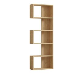 Βιβλιοθήκη Cascade pakoworld σε oak απόχρωση 51.8x22x150εκ - ΒΙΒΛΙΟΘΗΚΕΣ στο Milonadakis.gr