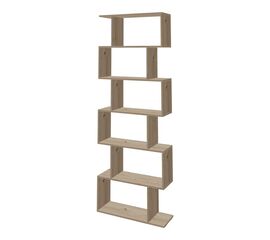 Βιβλιοθήκη Sezen pakoworld σε oak απόχρωση 70x24x191.5εκ - ΒΙΒΛΙΟΘΗΚΕΣ στο Milonadakis.gr