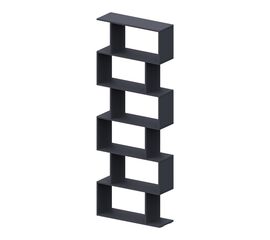 Βιβλιοθήκη Sezen pakoworld σε ανθρακί απόχρωση 70x24x191.5εκ - ΒΙΒΛΙΟΘΗΚΕΣ στο Milonadakis.gr