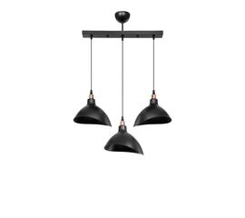 Φωτιστικό οροφής τρίφωτο Triha pakoworld pp σε μαύρη απόχρωση 60x22x90εκ - ΦΩΤΙΣΤΙΚΑ ΟΡΟΦΗΣ στο Milonadakis.gr