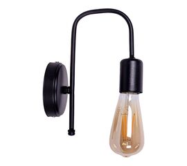 Φωτιστικό τοίχου-απλίκα Habni pakoworld μαύρο μέταλλο 20x20x25εκ - ΑΠΛΙΚΕΣ ΤΟΙΧΟΥ στο Milonadakis.gr