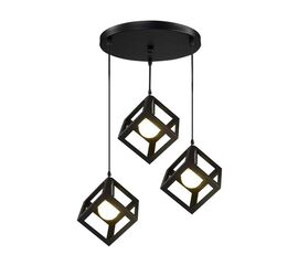 Φωτιστικό οροφής τρίφωτο Kibe I pakoworld μαύρο μέταλλο 48x28εκ - ΦΩΤΙΣΤΙΚΑ ΟΡΟΦΗΣ στο Milonadakis.gr