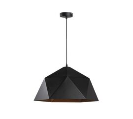 Φωτιστικό οροφής Hazmi pakoworld μαύρο-χρυσό μέταλλο Φ38x20εκ - ΦΩΤΙΣΤΙΚΑ ΟΡΟΦΗΣ στο Milonadakis.gr