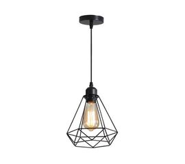 Φωτιστικό οροφής Jabrey pakoworld μαύρο μέταλλο Φ20.5x25εκ - ΦΩΤΙΣΤΙΚΑ ΟΡΟΦΗΣ στο Milonadakis.gr