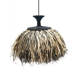 ΦΩΤΙΣΤΙΚΟ ΟΡΟΦΗΣ ORDEM HM4716 ΚΑΠΕΛΟ ΙΝΕΣ SISAL & ΜΠΑΝΑΝΑΣ-ΜΑΥΡΟ & ΦΥΣΙΚΟ Φ60εκ - ΦΩΤΙΣΤΙΚΑ ΟΡΟΦΗΣ στο Milonadakis.gr