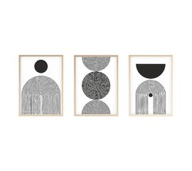 Πίνακας σε καμβά Serchie pakoworld τρίπτυχος με ψηφιακή εκτύπωση 30x3x40εκ - ΠΙΝΑΚΕΣ στο Milonadakis.gr