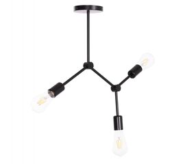 ΦΩΤΙΣΤΙΚΟ ΟΡΟΦΗΣ 3-ΦΩΤΟ LIGHTY HM7404.11 ΜΕΤΑΛΛΟ ΣΕ ΜΑΥΡΟ 52x5x48Υεκ. - ΦΩΤΙΣΤΙΚΑ ΟΡΟΦΗΣ στο Milonadakis.gr