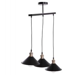 ΦΩΤΙΣΤΙΚΟ ΟΡΟΦΗΣ 3ΦΩΤΟ BELL HM7533.11 ΜΑΥΡΟ ΜΕΤΑΛΛΟ-ΧΑΛΚΙΝΟ ΝΤΟΥΙ Φ21,5x128Υεκ. - ΦΩΤΙΣΤΙΚΑ ΟΡΟΦΗΣ στο Milonadakis.gr