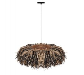 ΦΩΤΙΣΤΙΚΟ ΟΡΟΦΗΣ ORDEM HM4715 ΚΑΠΕΛΟ ΙΝΕΣ SISAL & ΜΠΑΝΑΝΑΣ-ΜΑΥΡΟ & ΦΥΣΙΚΟ Φ75εκ - ΦΩΤΙΣΤΙΚΑ ΟΡΟΦΗΣ στο Milonadakis.gr