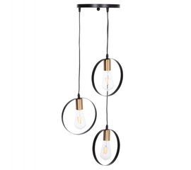 ΦΩΤΙΣΤΙΚΟ ΟΡΟΦΗΣ ΚΡΕΜΑΣΤΟ 3-ΦΩΤΟ KRENT HM7426.11 ΜΑΥΡΟ-ΧΡΥΣΟ Φ23,5x132Υεκ. - ΦΩΤΙΣΤΙΚΑ ΟΡΟΦΗΣ στο Milonadakis.gr