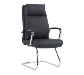 Καρέκλα επισκέπτη Siquel I pakoworld pu σε μαύρη απόχρωση 58x62x105εκ - ΚΑΡΕΚΛΕΣ ΕΠΙΣΚΕΠΤΗ στο Milonadakis.gr