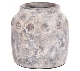 ΔΙΑΚΟΣΜΗΤΙΚΟ ΕΠΙΤΡΑΠΕΖΙΟ ΒΑΖΟ VERMO HM4392 ΤΕΡΑΚΟΤΑ ΣΕ ΓΚΡΙ Φ20x19Υεκ. - ΑΝΤΙΚΕΙΜΕΝΑ στο Milonadakis.gr