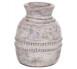 ΔΙΑΚΟΣΜΗΤΙΚΟ ΕΠΙΤΡΑΠΕΖΙΟ ΒΑΖΟ VERMO HM4393 ΤΕΡΑΚΟΤΑ ΣΕ ΑΝΟΙΧΤΟ ΓΚΡΙ Φ21x25Υεκ. - ΑΝΤΙΚΕΙΜΕΝΑ στο Milonadakis.gr