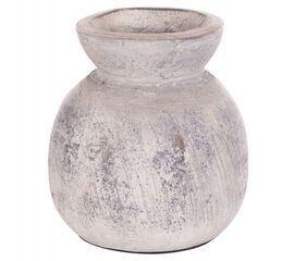 ΔΙΑΚΟΣΜΗΤΙΚΟ ΕΠΙΤΡΑΠΕΖΙΟ ΒΑΖΟ VERMO HM4396 ΤΕΡΑΚΟΤΑ ΣΕ ΑΝΟΙΧΤΟ ΓΚΡΙ Φ18x19Υεκ. - ΑΝΤΙΚΕΙΜΕΝΑ στο Milonadakis.gr